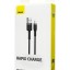 Usb Кабель-зарядка Lightning Baseus Cafule 1м (CALKLF-BG1) чёрно-серебристый