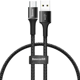 Usb Кабель-зарядка Micro Baseus Halo 25cм (CAMGH-D01) чёрный