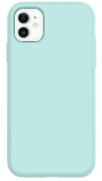 Чехол-накладка  i-Phone 11 Silicone icase  №17 бирюзовая