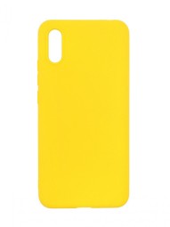 Накладка для Samsung Galaxy A10 Silicone cover желтая