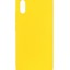 Накладка для Samsung Galaxy A10 Silicone cover желтая