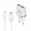 Сетевое зар. устр. Hoco C12 2USB Micro 2.4A белое