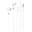 Стереонаушники Hoco M58 Amazing с микрофоном 1.2м белые