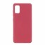 Накладка для Samsung Galaxy A42 Silicone cover без логотипа бордовая