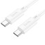 Usb Кабель-зарядка Type-C на Type-C Hoco X88 3.0A  60W 2M белый