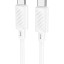 Usb Кабель-зарядка Type-C на Type-C Hoco X88 3.0A  60W 2M белый
