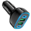 Автомобильное заряд. устр. Hoco NZ11 2USB/2C PD QC3.0 72W черное
