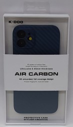 Накладка для i-Phone 12 K-Doo Air Carbon пластик синяя