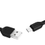 Usb Кабель-зарядка Micro Hoco X20 Flash 3м силиконовый чёрный