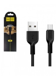 Usb Кабель-зарядка Micro Hoco X20 Flash 3м силиконовый чёрный