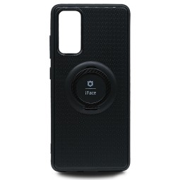 Чехол-накладка для Samsung Galaxy S20 FE силикон iface с держателем черный