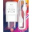 Сетевое зар. устр. Hoco C96A с шнуром Type-C 1USB 2.1A белое