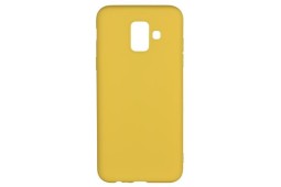 Накладка для Samsung Galaxy A6 (2018) Silicone cover коричневая