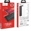 Powerbank с беспроводной зарядкой Hoco J50 10000mAh 1USB+1C+Lightning+Micro черный