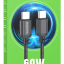 Usb Кабель-зарядка Type-C на Type-C Borofone BX87 60W 1м силиконовый черный