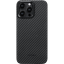 Накладка для i-Phone 15 Pro 6.1" Pitaka Magez Case 4 Aramid Fiber 1500D черно-серый