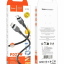 Usb Кабель-зарядка Type-C на Lightning Hoco X109 27W 3м силиконовый черный