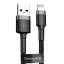 Usb Кабель-зарядка Lightтing Baseus Cafule 1.5A 2м (CALKLF-CG1) черный