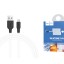 Usb Кабель-зарядка Micro Hoco X21 2A 1м мягкий силиконовый белый