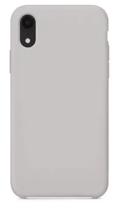 Чехол-накладка  i-Phone X/XS Silicone icase  №10 светло-серая
