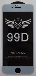 Защитное стекло для i-Phone 6/6s 99D белое