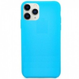 Чехол-накладка  i-Phone 13 Pro Max Silicone icase  №16 голубая