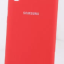 Накладка для Samsung Galaxy A10 Silicone cover малиновая
