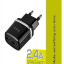 Сетевое зар. устр. Hoco C12 2USB 2.4A черное