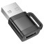Переходник Hoco UA31E USB-C (папа) на Lightning (мама) черный