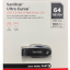 3.2 USB флеш накопитель SanDisk 64GB SDCZ550-064G-G46 Ultra Curve чёрный