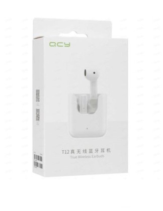 Беспроводные наушники TWS T12 IPX4/BT5.1/45mAh/5ч белые