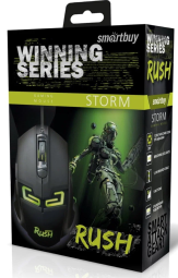 Мышь игровая проводная Smartbuy RUSH Storm черная (SBM-916G-K)