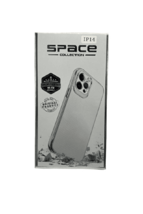 Накладка для i-Phone 14 SPACE силикон прозрачный