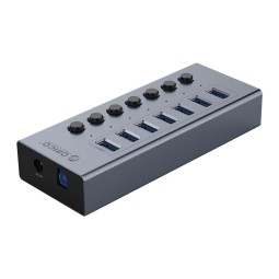 USB3.0 хаб Orico BT2U3-7AB USB3.0x7 серый