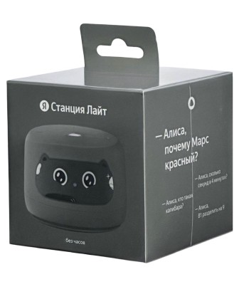 Умная колонка Яндекс Станция Лайт 2 серая