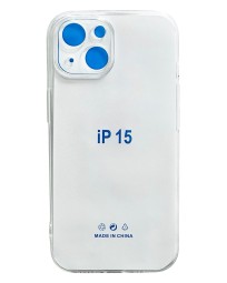 Чехол-накладка силикон 1.5мм i-Phone 15 6.1" прозрачный