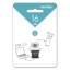 USB флеш накопитель Smartbuy 16GB OTG MicroUSB Poko Black (SB16GBPO-K)