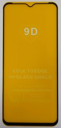 Защитное стекло для Xiaomi Redmi Note 8 Pro/ Pocophone M3 9D черное