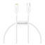 Кабель-зарядка Type-C на Lightning Baseus Superior Series 20W 2м (CATLYS-C02) белый