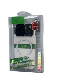 Накладка для i-Phone 17 Pro Hoco Magnetic силикон прозрачный