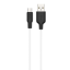 Usb Кабель-зарядка Micro Hoco X21 Plus 2.4A 2м мягкий силиконовый белый