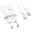Сетевое зар. устр. Hoco C94A с шнуром Type-C на Lightning 1C 20W белое