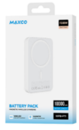 Powerbank с беспроводной зарядкой MagSafe Maxco MPB-P11 10000mAh белый