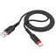 Usb Кабель-зарядка Type-C Hoco X59 3A 3м в тканевой оплётке черный