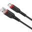 Usb Кабель-зарядка Type-C Hoco X59 3A 3м в тканевой оплётке черный