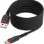 Usb Кабель-зарядка Type-C Hoco X59 3A 3м в тканевой оплётке черный