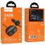 Автомобильное заряд. устр. Hoco Z59 240w 1USB/1T-C/2-12V чёрный