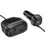 Автомобильное заряд. устр. Hoco Z59 240w 1USB/1T-C/2-12V чёрный