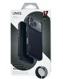 Накладка для i-Phone 17 Pro Uniq Keva Edge Magsafe черная