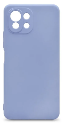 Накладка для Xiaomi Mi 11 Lite Silicone cover без логотипа лаванда